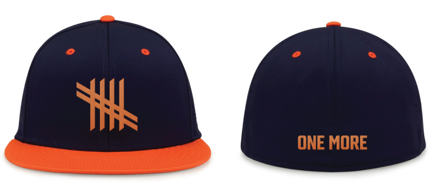 One More Logo - Navy/Orange