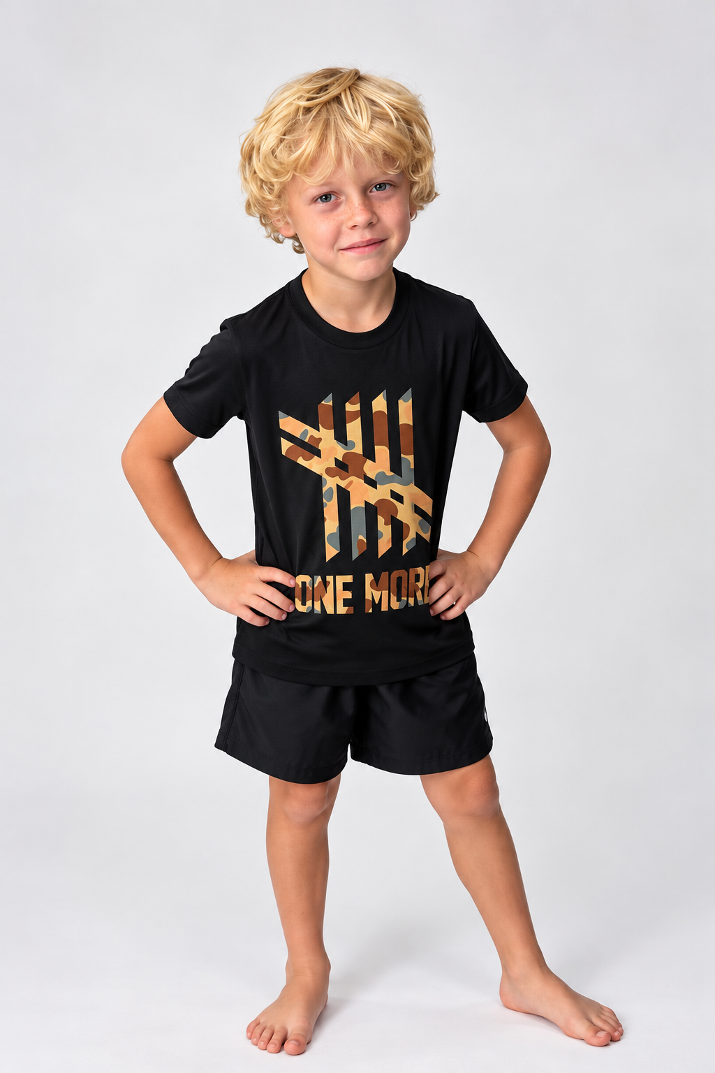 Camo Logo Tee - Black