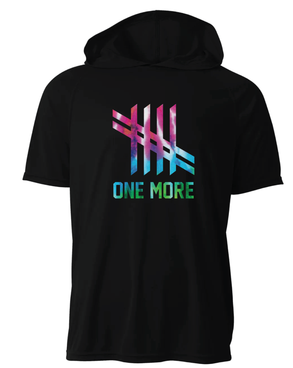One More Logo Hoodie - Black/Multicolor