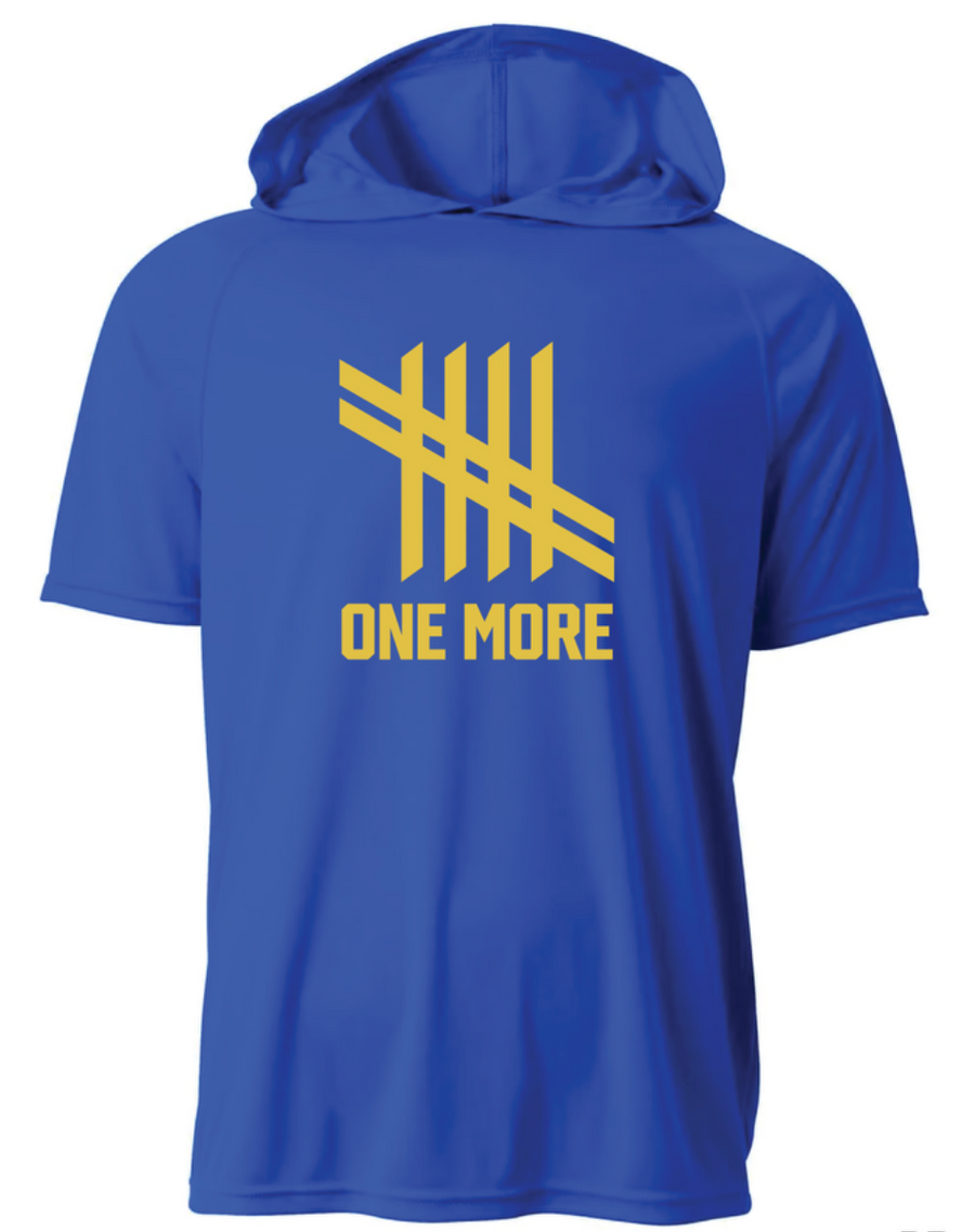 One More Logo Hoodie - Royal Blue/Gold