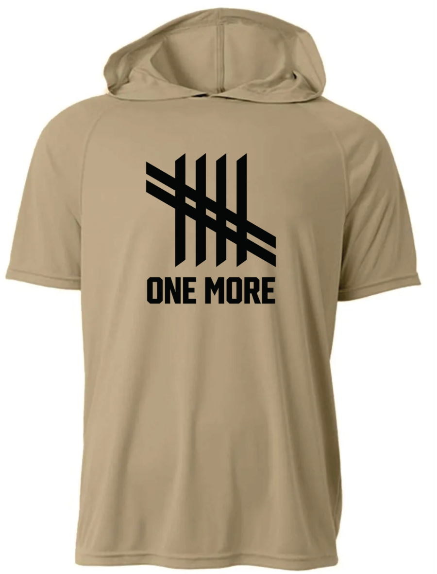 One More Logo Hoodie - Tan
