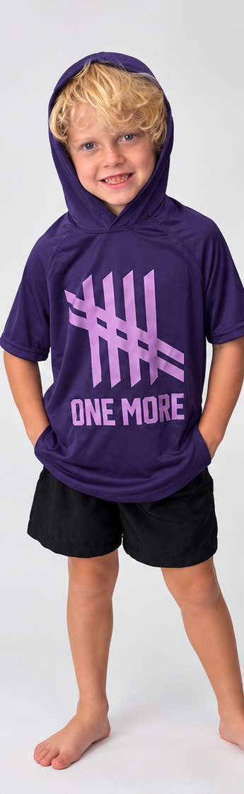 One More Logo Hoodie - Purple/Pink